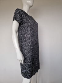 Manila Grace jurk. Maat 38, Zwart/print.