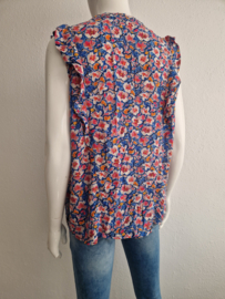 Garcia top. Maat L. Bloemenprint.