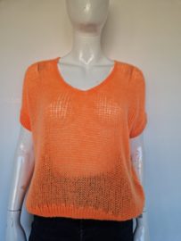 Les Tricots de Léa | Maat 0 | Neon oranje |