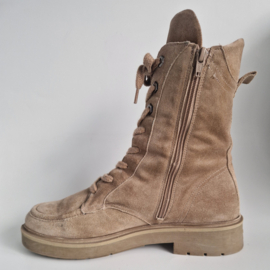Via Vai suède veterlaarsjes | Maat  41 |Beige |