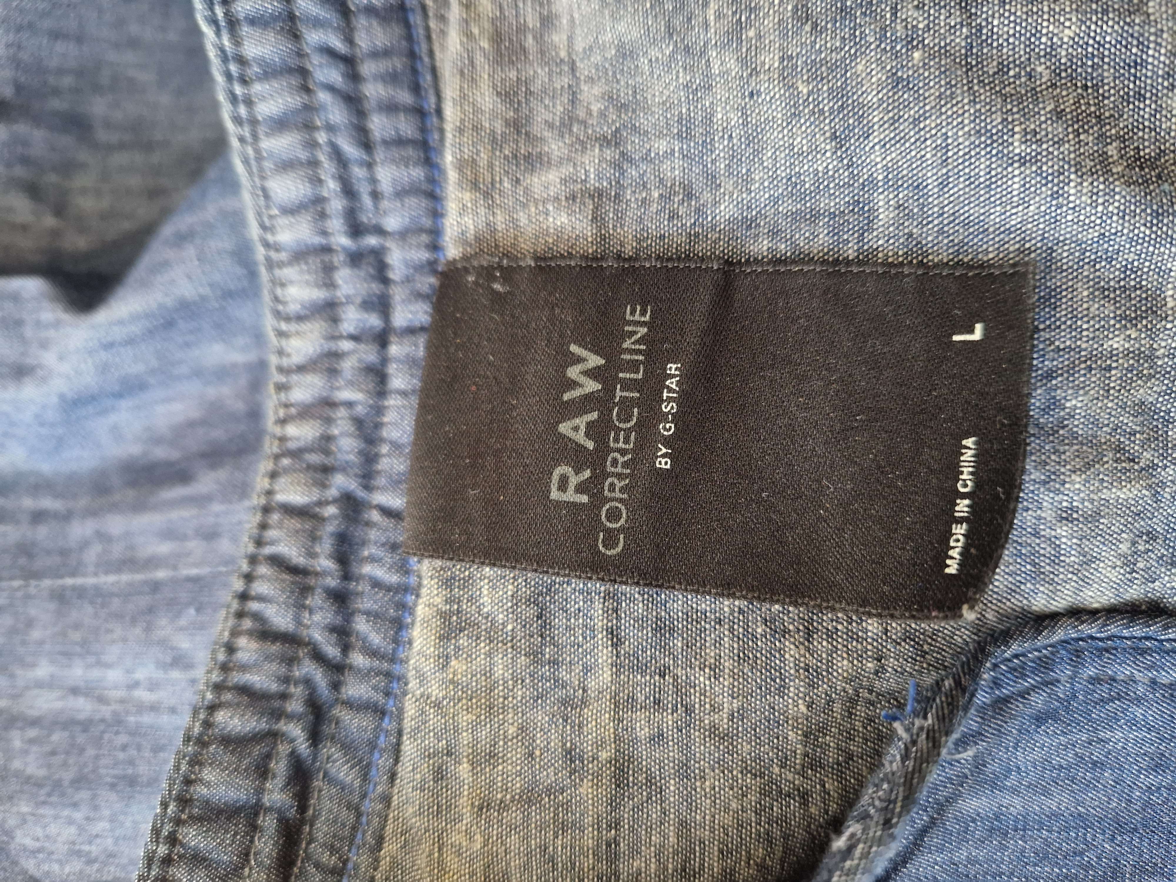 G-Star Raw jeansjurk. Maat 36/38. Blauw.