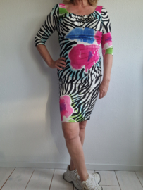 Blugirl jurk. Maat 40, All over print.