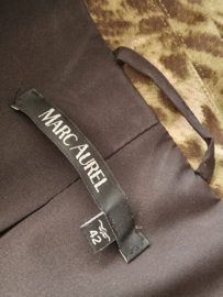Marc Aurel blazer. Maat 42, Groen/dierenprint.