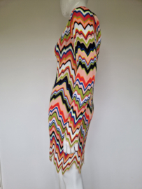 Marc Cain kleurrijke zigzag tuniek/jurk. Maat N3