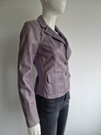 Transmission blazer. Maat 36, Lila/ leer.