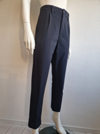 Zenggi cropped pantalon. Maat 2, Donkerblauw.