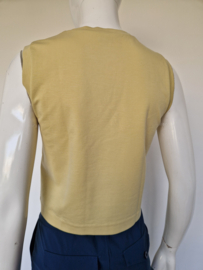 Drykorn Geraldie cropped top XS geel