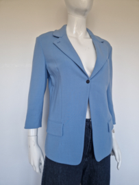 Agnona blazer | Maat 38 | Lichtblauw |