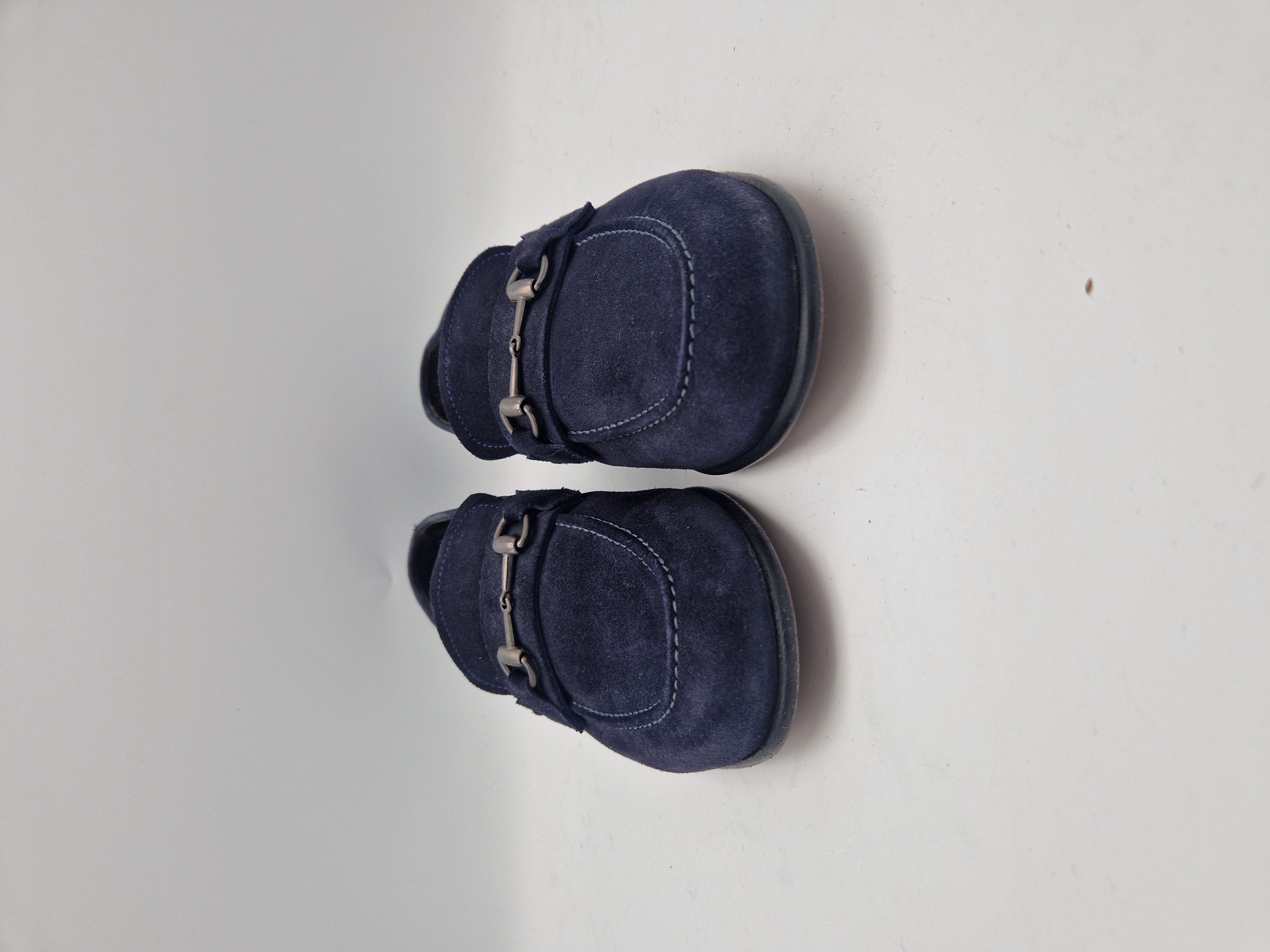 Flecs instappers. Maat 40, Donkerblauw/suède.