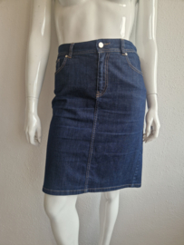 Claudia Sträter denim rok. Maat 42, Blauw.