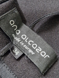 Ana Alcazar pantalon. Maat 36. Zwart/streep.