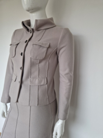 Marc Cain 3-delige set. Maat 4/5, Taupe/scheerwol.