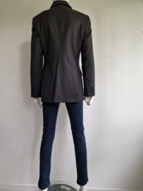 Sisley blazer. Maat 38. Grijs/wol.