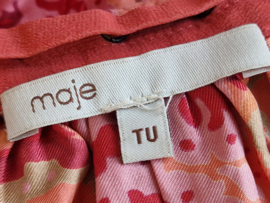 Majé Paris top. 1 maat | Koraal/print |