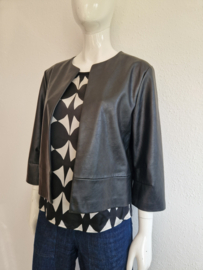 Opus jasje. Maat 40, Zwart/imitatieleer.