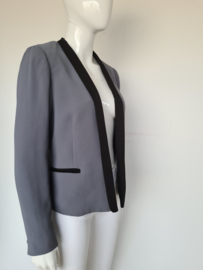 Maison Scotch blazer. Mt. 3. Grijs/zwart.