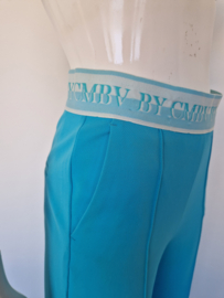Cambio cropped pantalon. Maat 36, Turquoise.