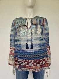 Summum blouse top. Mt. 40, All over print.