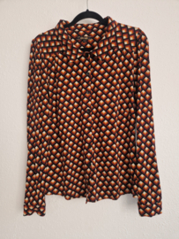 King Louie blouse | Maat 40 |Retro print |