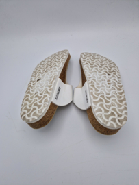 Birkenstock Gizeh slippers. Maat 41, Wit