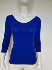 Juffrouw Jansen top. Mt. XS. Blauw.