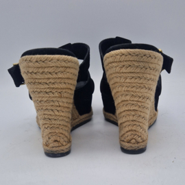 Ugg sandalen met sleehak. Maat 37, Zwart/suède.