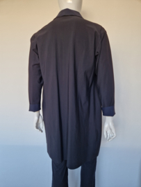 Studio Anneloes vest. Maat XL. Zwart/blauw/travelstof.