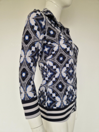 Studio Anneloes blouse. Maat S. Blauw/print.