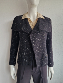 Luisa Cerano vest. Maat 38/40, Zwart/wol.