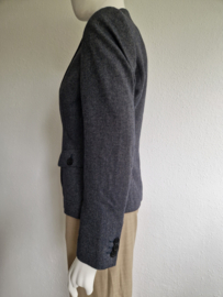 Claudia Sträter blazer. Maat 36/38. Grijs/wol.