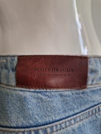Scotch & Soda jeans met wijde pijpen. Maat 29/32, Blauw.