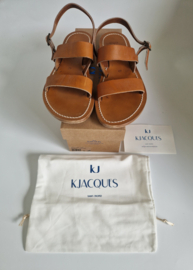 K.Jacques Saint-Tropez leren sandalen | maat 40 |