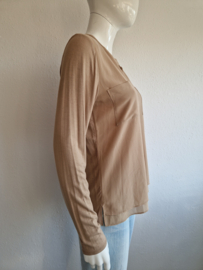 Milano Italy blouse. Maat L. Karamel.