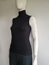 Strenesse Blue mouwloze coltruil. Maat 40, Zwart/zijde.