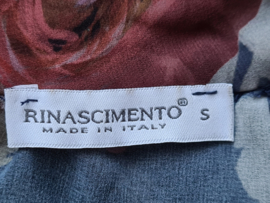 Rinascimento top. Mt. XS. All over print.