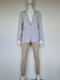 American Vintage blazer. Mt. M. Grijs/ tricot.