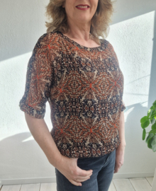 Summum Woman blouse. Maat 40. All over print.