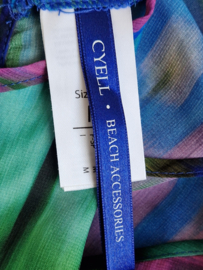 Cyell tuniek. Mt. M. Blauw/groen, roze. (beachwear)