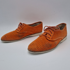 Rollie Australia Derby Punch veterschoenen. Maat 39, Oranje