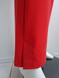 Studio Anneloes flared pantalon. Maat S. Rood/travelstof.