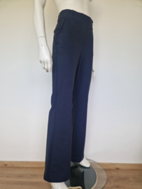 Studio Anneloes travelstof pantalon. Maat M. Donkerblauw.