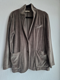 American Vintage blazer. Maat M. Grijs/fluweel.