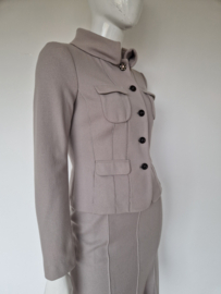 Marc Cain 3-delige set. Maat 4/5, Taupe/scheerwol.