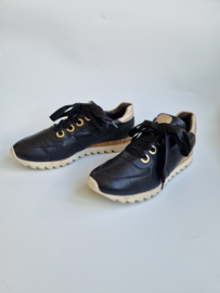 Paul Green zwart leren sneakers. Maat 39,