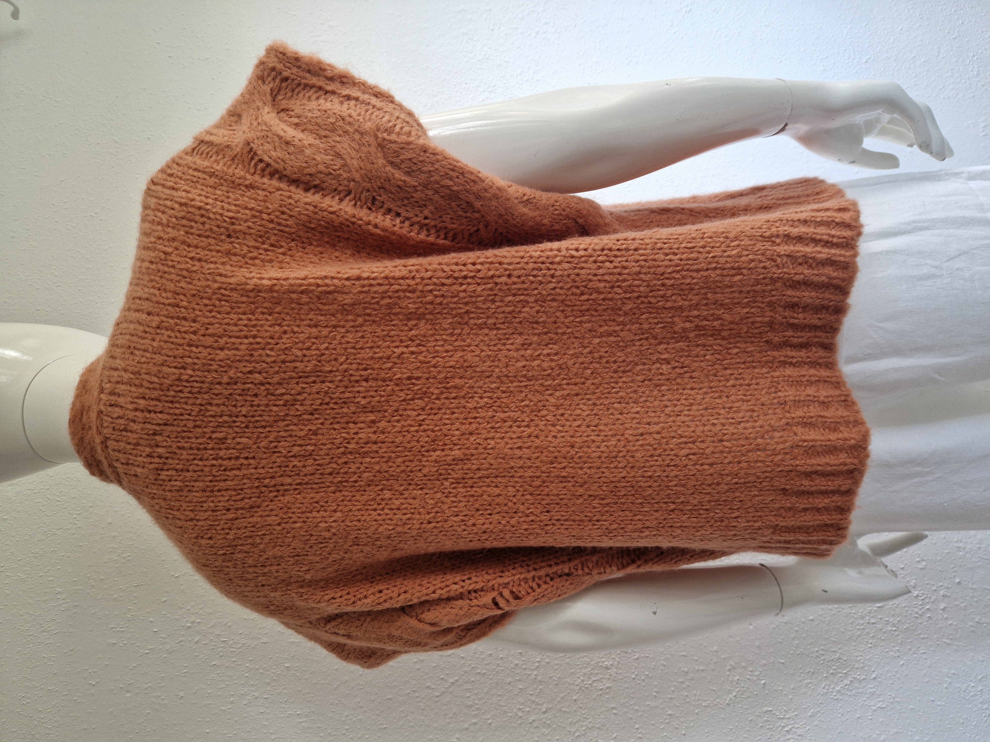 Summum vest Rustic. Maat S. Old Peach/Mohair.