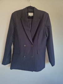 Dante6 damespak | Maat 4 |  Donkerblauw / krijtstreep |