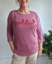 Bellerose top | Maat 4 | Oudroze |