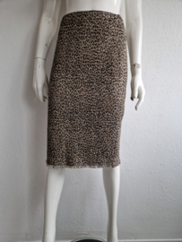 Marc Cain midi rok. Maat 3, Luipaarddessin.