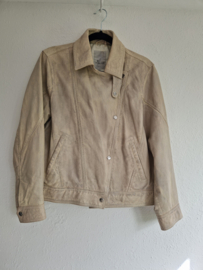 Goosecraft jasje. Mt. M. Beige/leer.