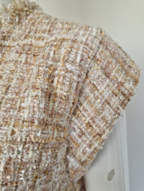 SUMMUM Woman tweed/bouclé gilet |Maat 36 |
